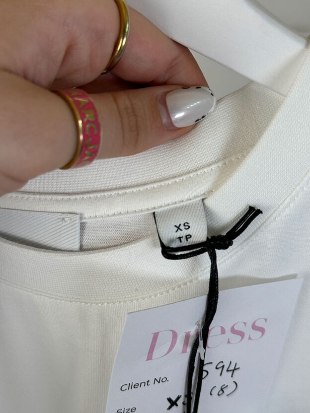 Pre-Owned Burberry White T-Shirt Size XS - Image 3