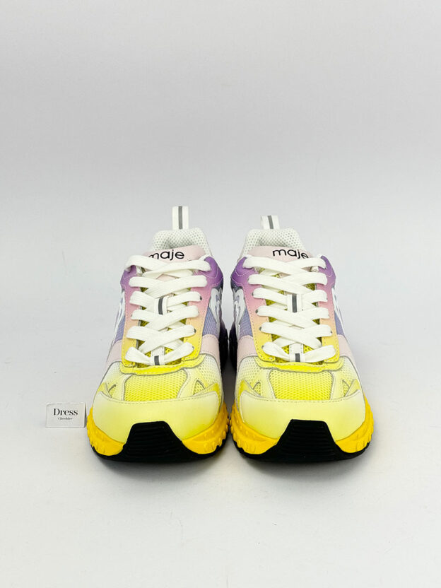 Maje Floral Patch Mesh Chunky Trainers Size 36.5 (UK 3.5) - Image 2