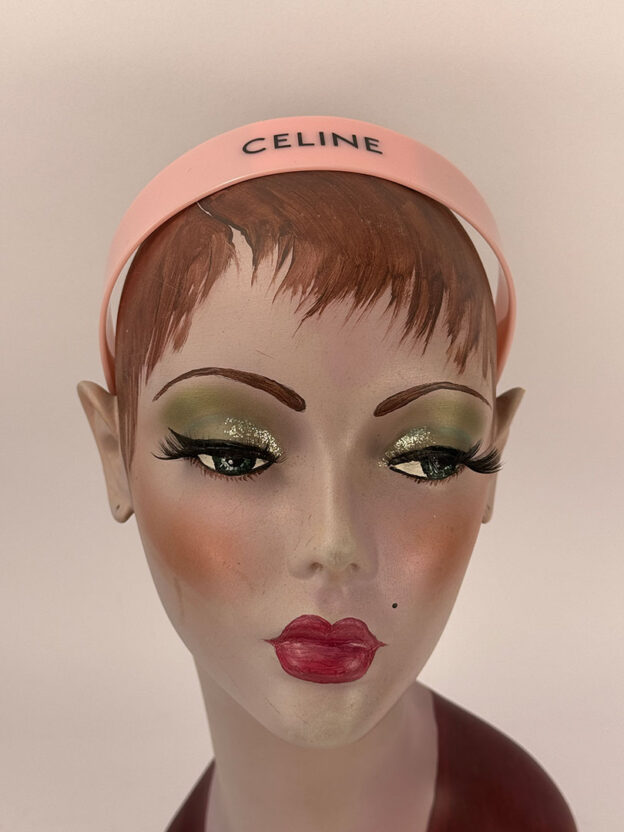 Pre-Owned Celine Pink Headband - Image 4