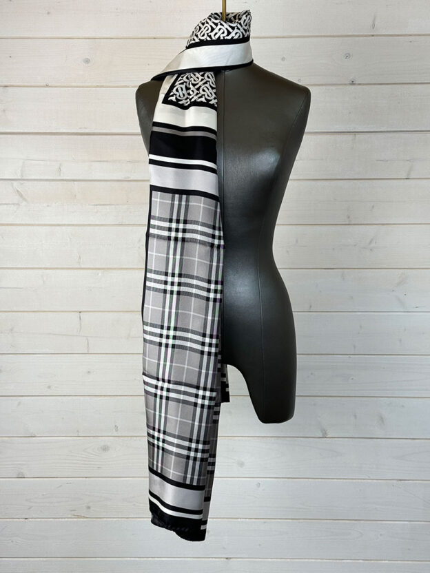 Burberry Monochrome 100% Silk Scarf