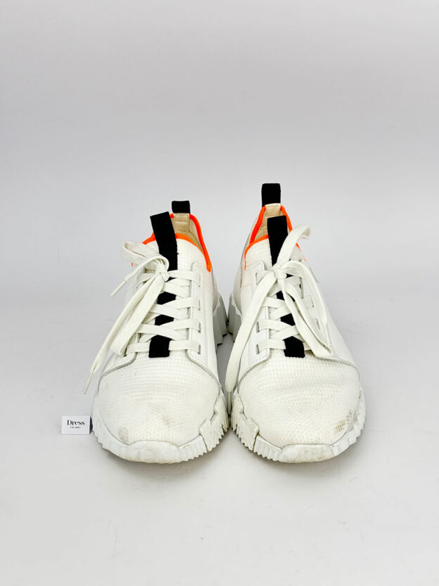 Pre-Owned Hermes Depart Slip-On White Trainers Size 36.5 - Image 2