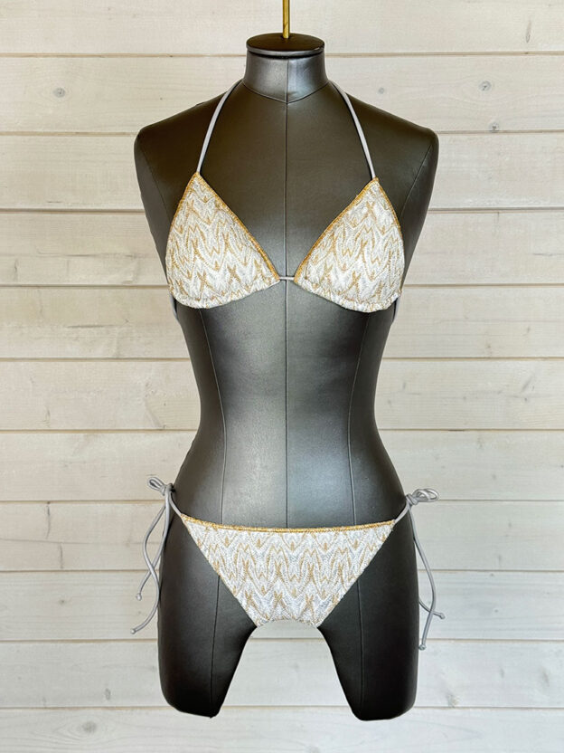 Missoni Gold & Silver Bikini Size 40 (UK 8)