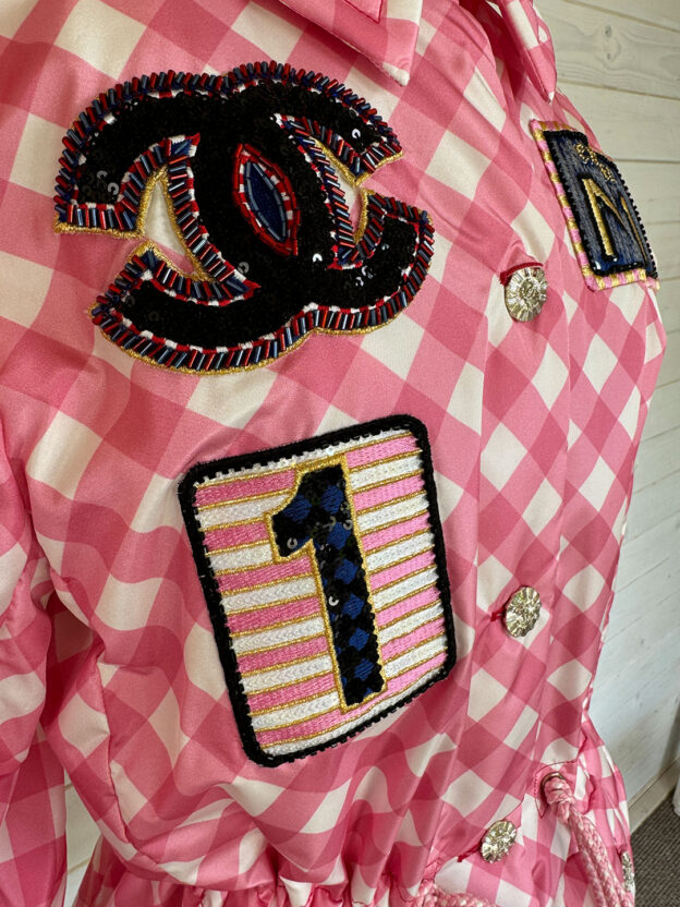 Chanel Pink 100% Silk Parka Cruise 2023 Size 36 (UK 6) - Image 3