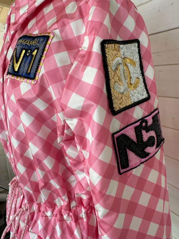 Chanel Pink 100% Silk Parka Cruise 2023 Size 36 (UK 6) - Image 4