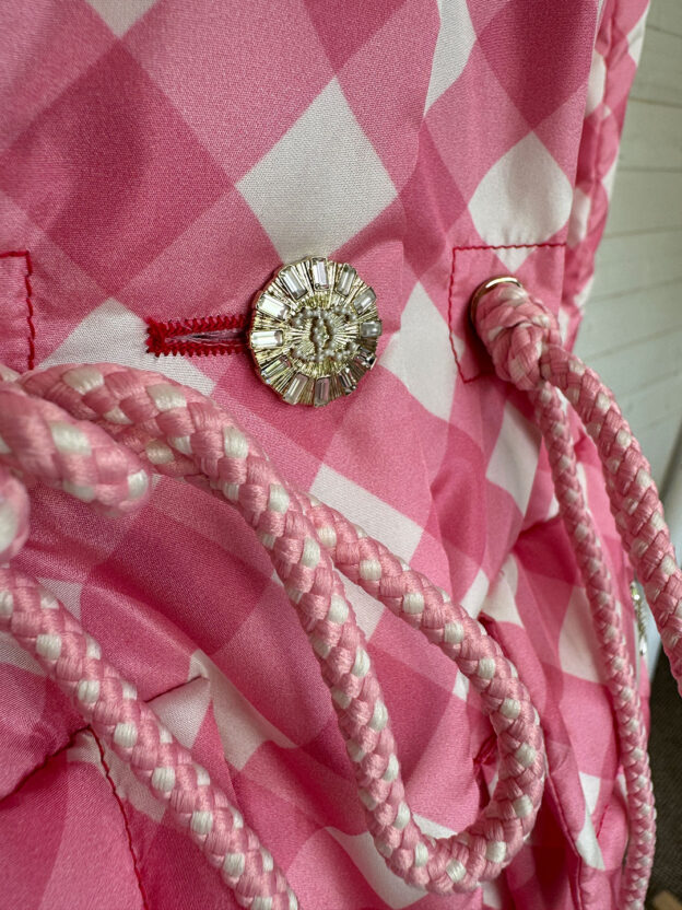 Chanel Pink 100% Silk Parka Cruise 2023 Size 36 (UK 6) - Image 5