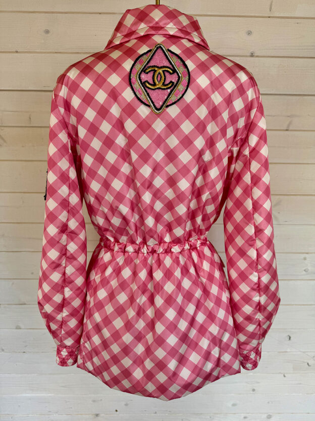 Chanel Pink 100% Silk Parka Cruise 2023 Size 36 (UK 6) - Image 6