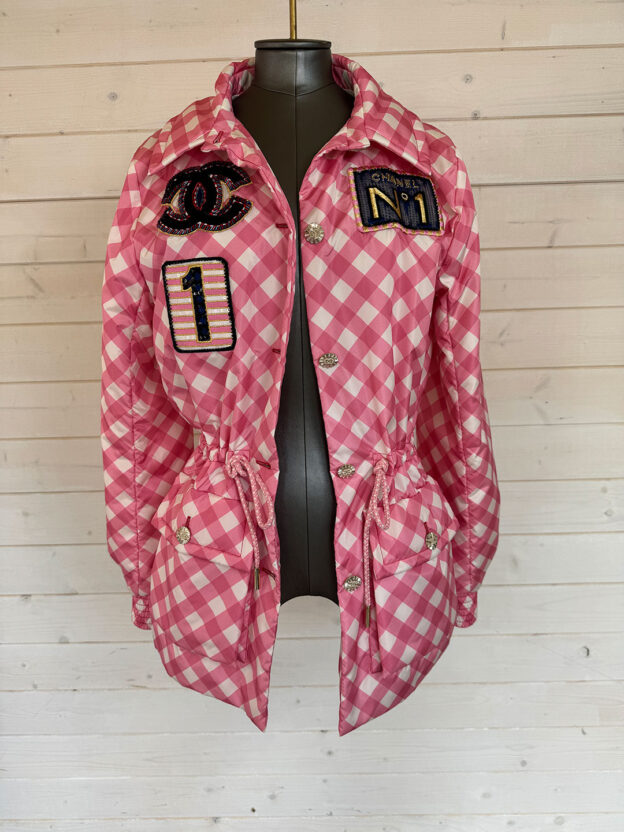 Chanel Pink 100% Silk Parka Cruise 2023 Size 36 (UK 6) - Image 2