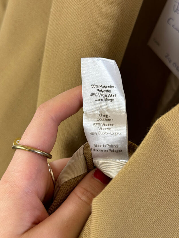 Pre-Owned Joseph Camel Blazer Size 38 (UK 10) - Image 4