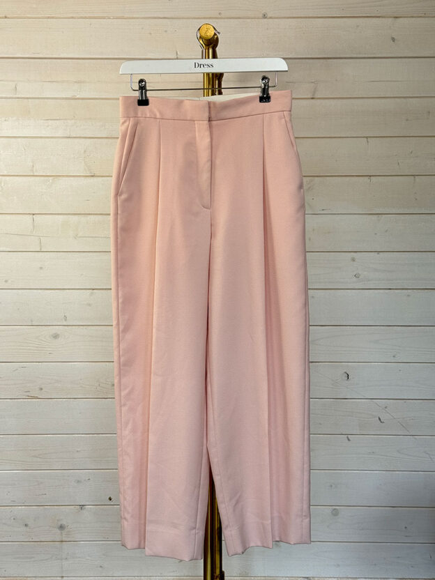 Pre-Owned Sandro Pink Wide Leg Trousers Size 38 (UK 10)