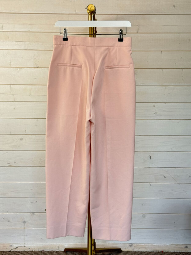 Pre-Owned Sandro Pink Wide Leg Trousers Size 38 (UK 10) - Image 2