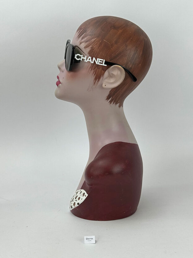 Pre-Owned Chanel Black Oversized Sunglasses Boxed. - Image 5