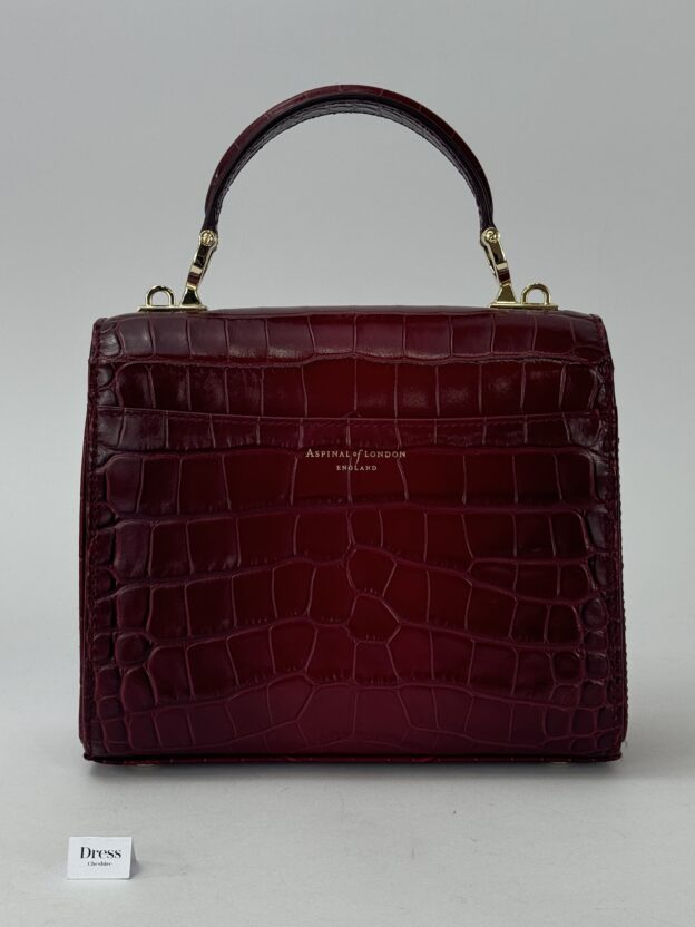 Aspinal of London Mayfair Croc Effect Bag - Image 10