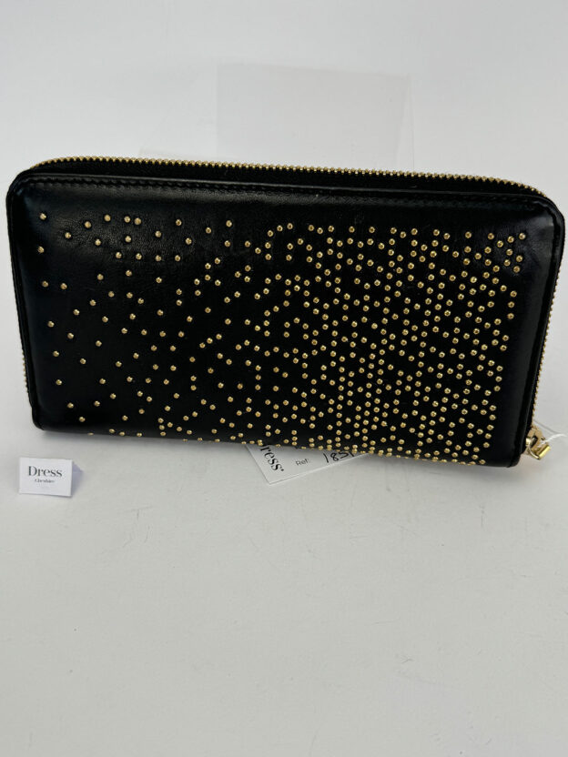 Jimmy Choo Black & Gold Studded Purse - Image 3