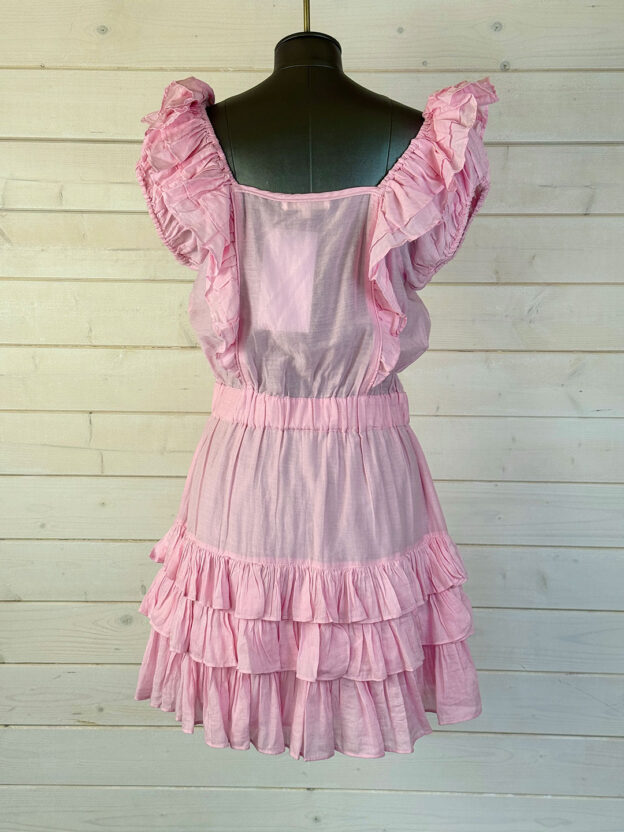 Love Shack Fancy Pink Mini Dress Size S - Image 2