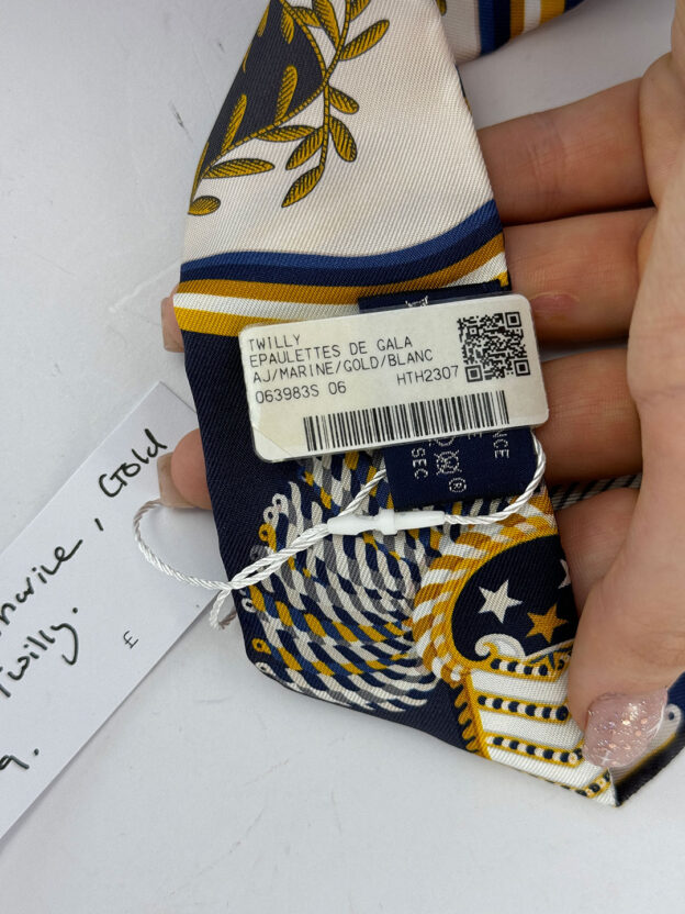 Pre-Owned Hermes Marine Gold & Blanc Twilly - Image 4
