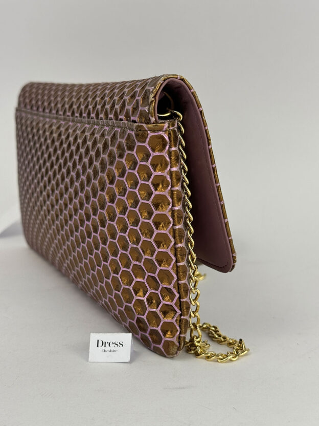 Vivienne Westwood Pink & Gold Clutch - Image 2