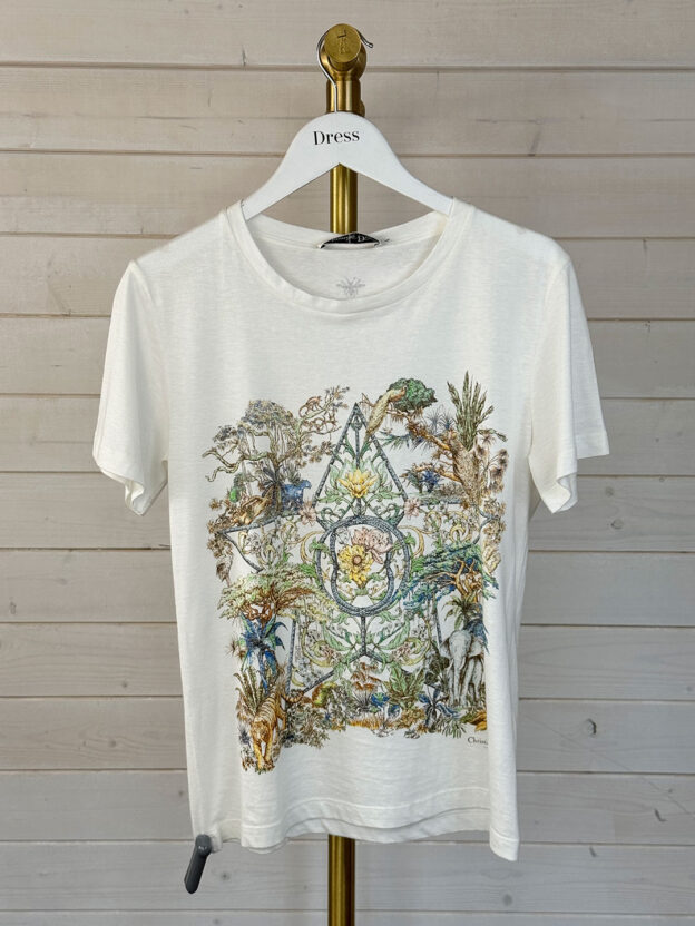 Christian Dior Graphic Print T-Shirt Size XS