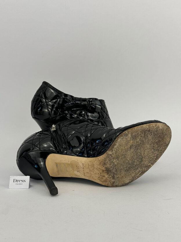 Pre-Owned Dior Just Cannage Shoe Boot Size 35.5 (UK 2.5) - Image 5