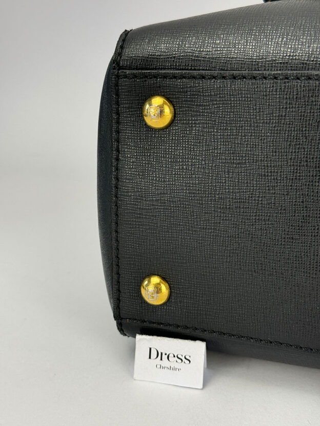 Fendi 2Jours Black Leather Handbag - Image 6