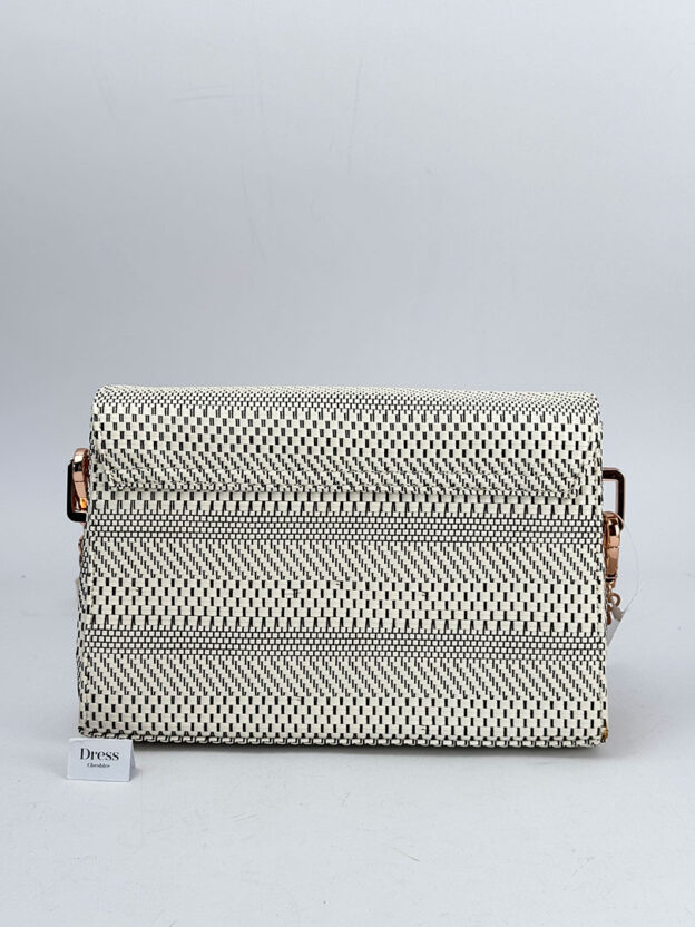 Pre-Owned Ted Baker White & Black with Rose Gold Hardware Crossbody Bag - Image 2