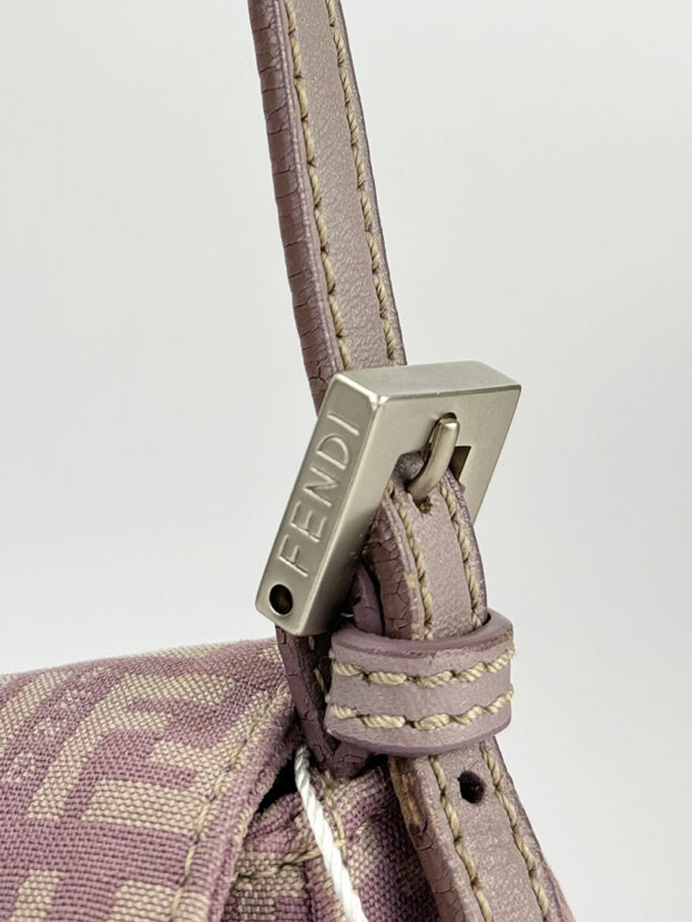 Pre-Owned Fendi Purple Mini Bag - Image 3