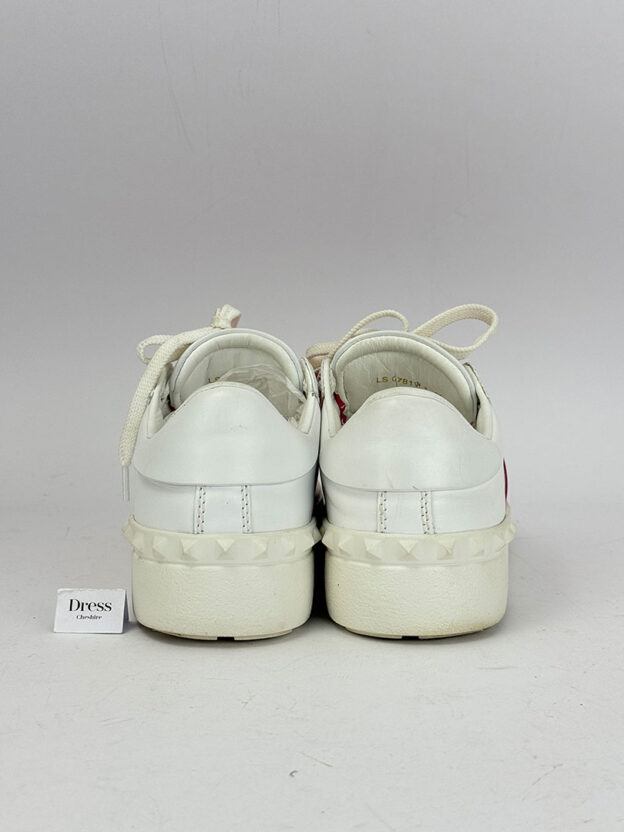 Pre-Owned Valentino Garavani White & Pink Trainers Size 36 (UK 4) - Image 4