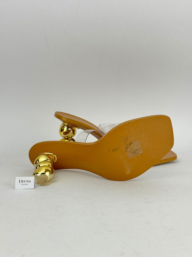 Cult Gaia Meta PVC Heels Size 38.5 (UK 5.5) - Image 5