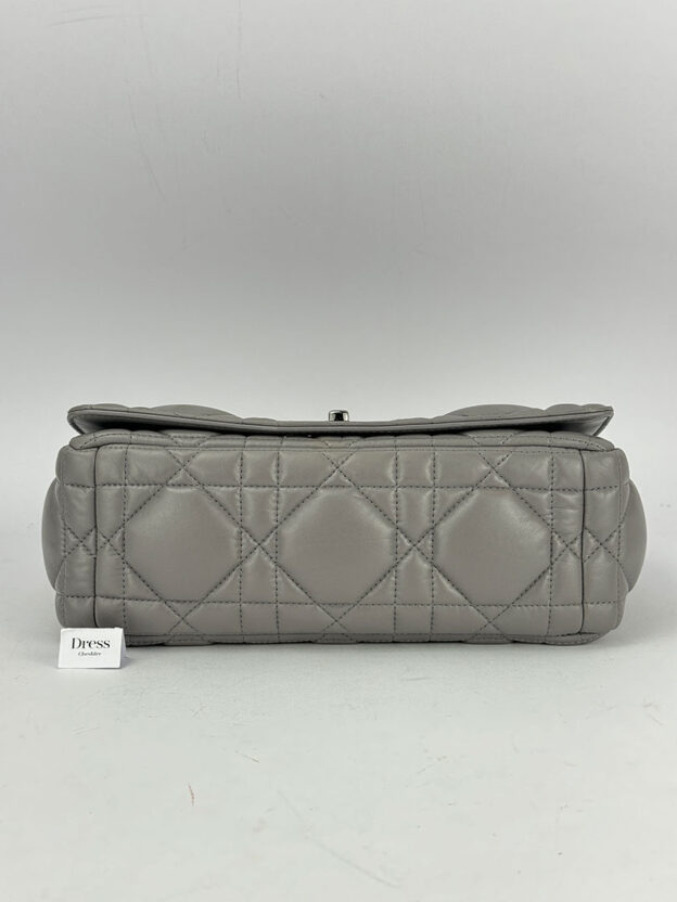 Pre-Owned Christian Dior Medium Caro Grey Bag Boxed - Image 4