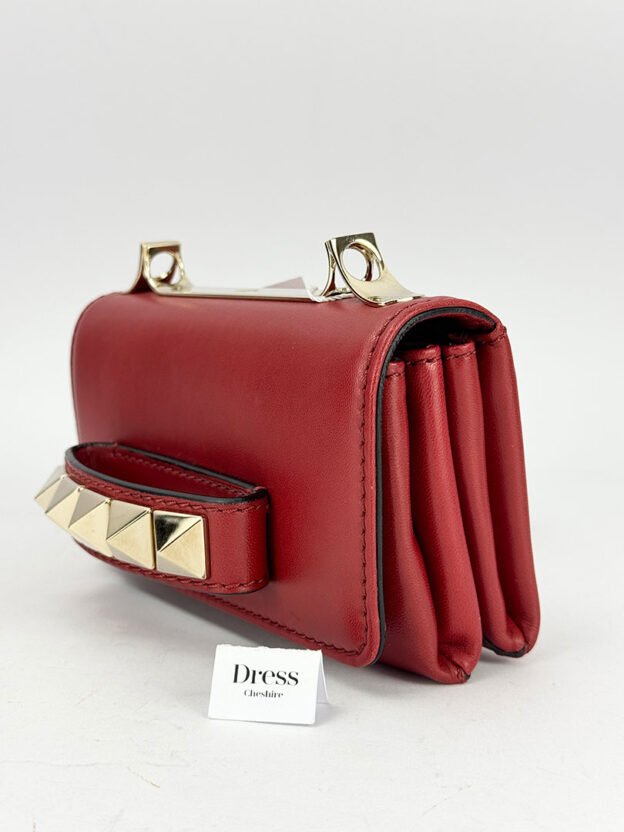 Valentino Vavavoom Red Clutch with Shoulder Strap with Dustbag - Image 2