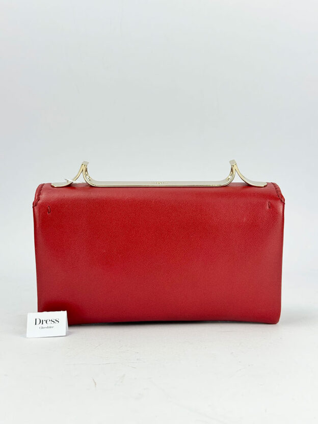Valentino Vavavoom Red Clutch with Shoulder Strap with Dustbag - Image 3