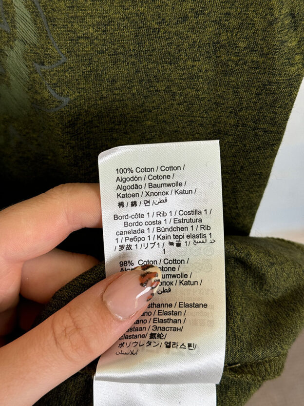 Pre-Owned Kenzo Khaki Tiger T-Shirt Size S-M - Image 3