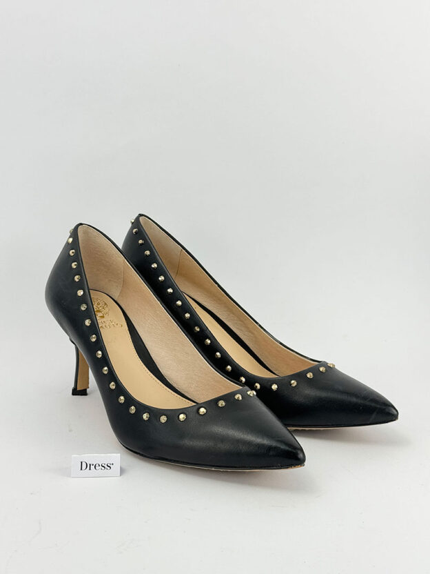 Vince Camuto Vianca Black Heels Size 38.5 (UK 5.5) Boxed