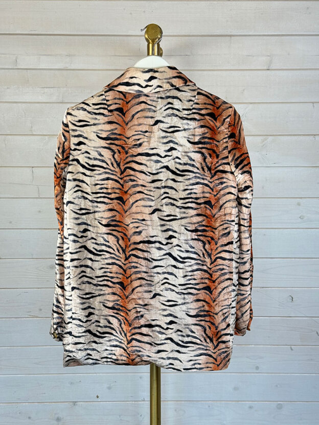 Pre-Owned Primrose Park Animal Print Velvet Jacket Size XS - Image 2
