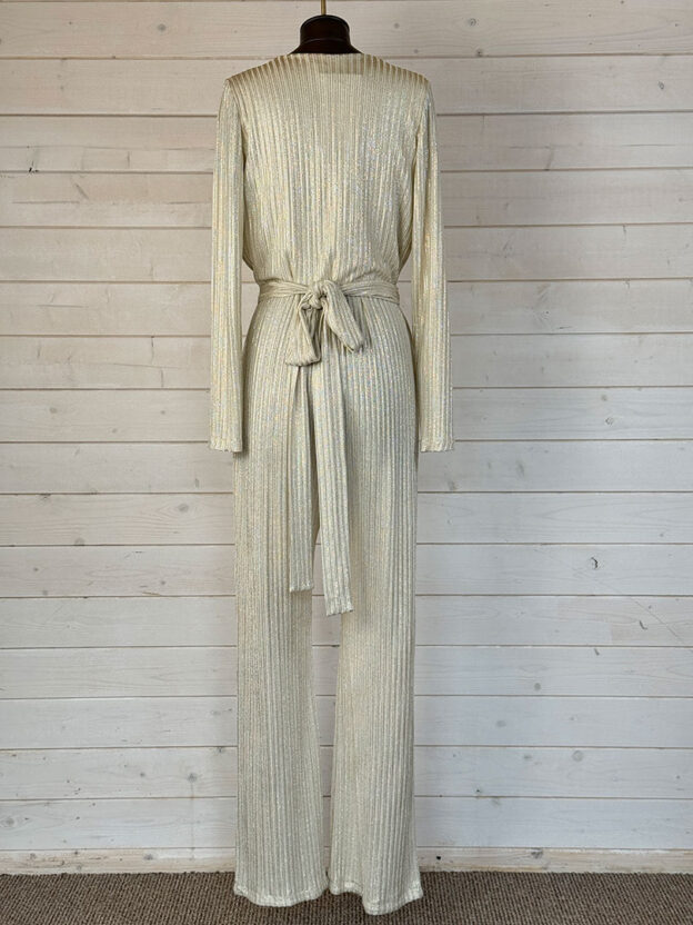 Pre-Owned Melissa Odabash Champagne Jumpsuit Size S - Image 2