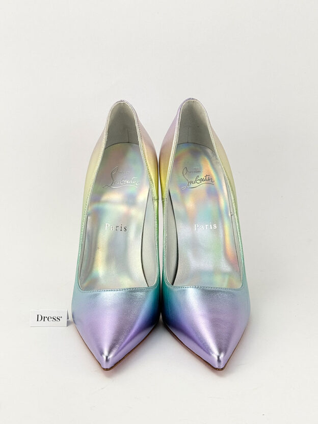 Louboutin So Kate 120 Iridescent Leather Pumps Size 38 (UK 5) - Image 2