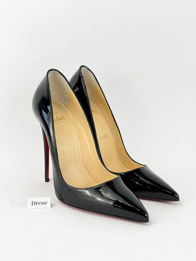 Pre-Owned Louboutin So Kate Black Patent Pumps Size 38 (UK 5)