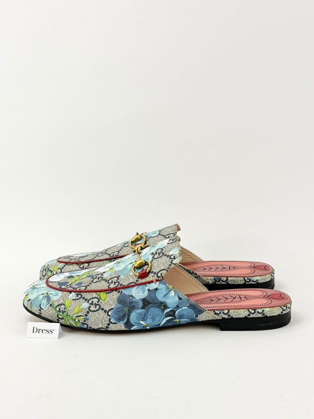 Gucci Princetown GG Blooms Slides Mules Size 38.5 (UK 5.5) - Image 3