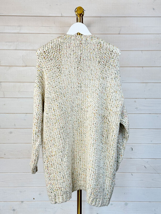 Pre-Owned Suncoo Wool & Cashmere Multicoloured Cardigan Size S - Image 2