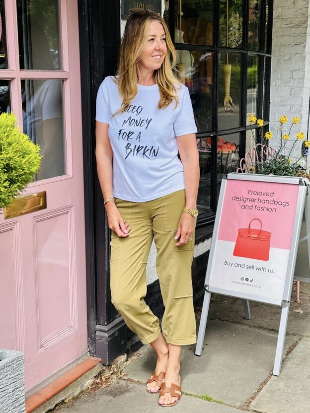 Pre-Owned 'Need Money For A Birkin' T-Shirt