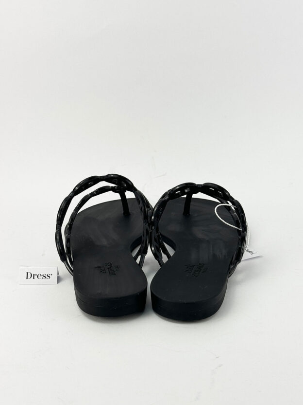 Pre-Owned Hermes Island Sandals Size 38 (UK 5). Current season - Image 4