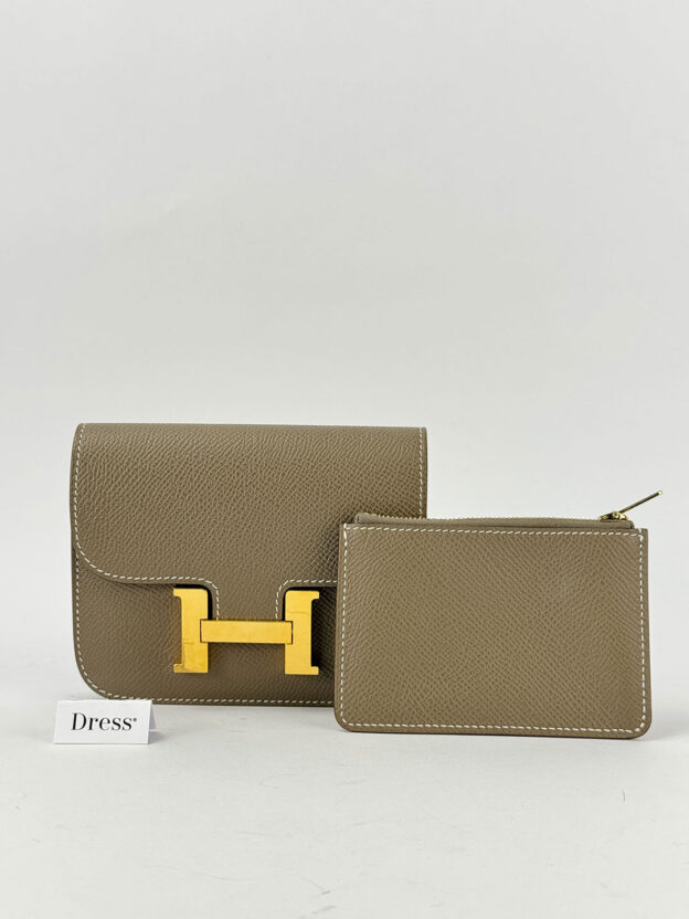 Hermes Constance Slim Wallet Etoupe - Image 7