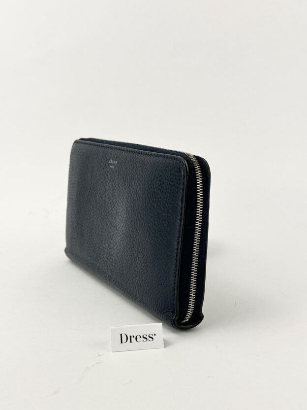 Pre-Owned Celine Blue Leather Purse - Image 2