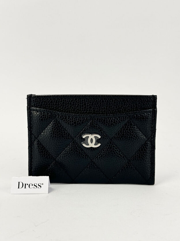 Pre-Owned Chanel Black Wallet Full Set