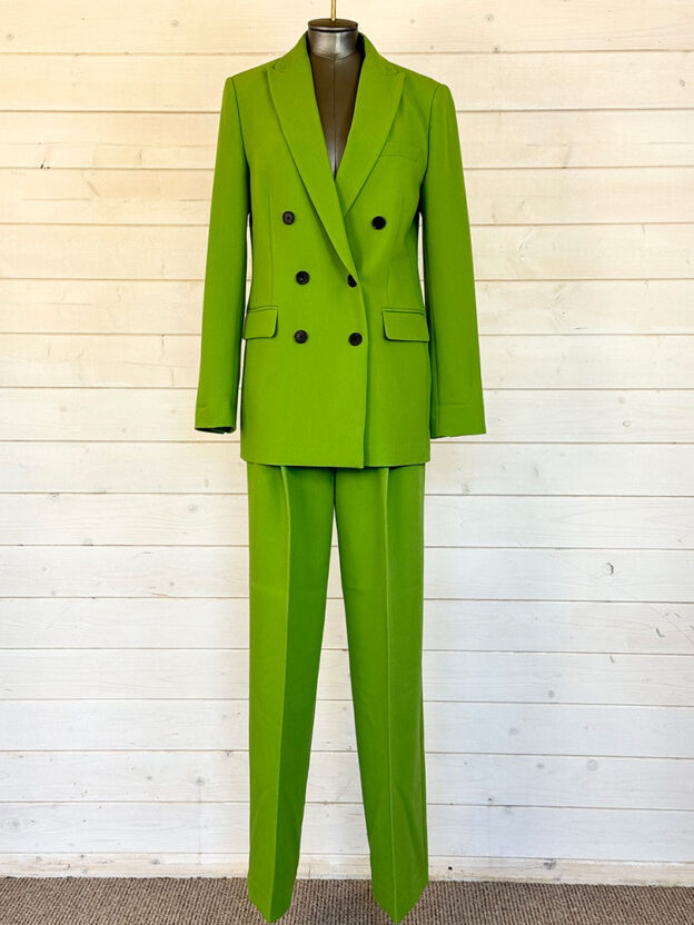 Zara Green Suit Trousers Size S - Image 3
