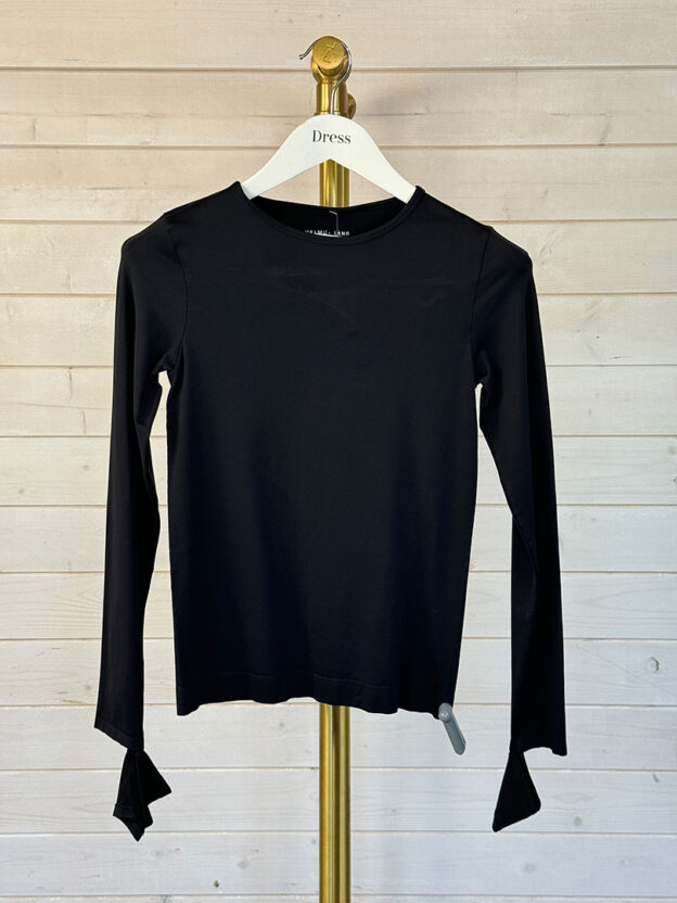 Pre-Owned Helmut Lang Black Long Sleeved T-Shirt Size S