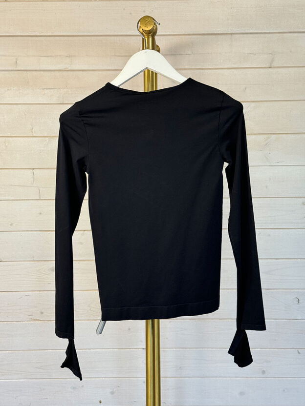 Pre-Owned Helmut Lang Black Long Sleeved T-Shirt Size S - Image 4