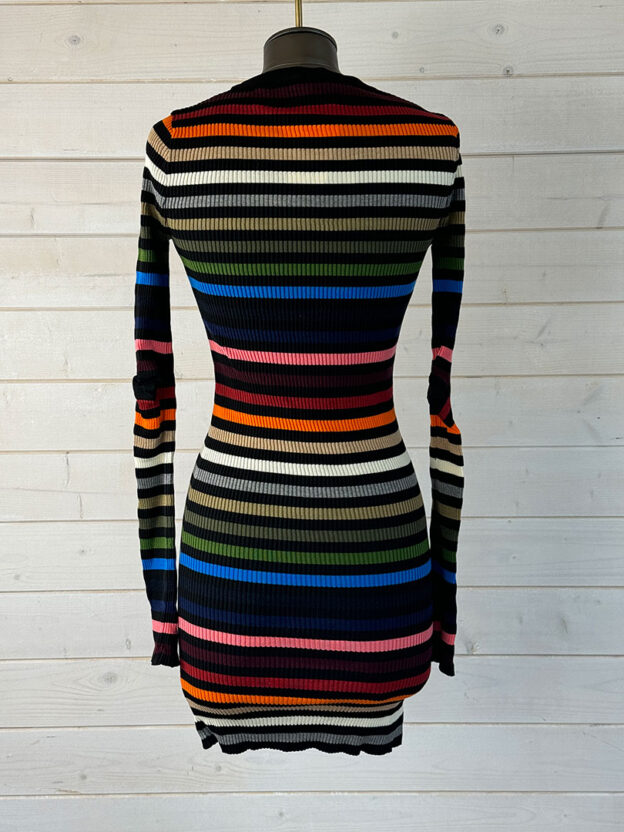 Pre-Owned Sonia Rykiel Multicoloured Striped Dress Size XS - Image 2