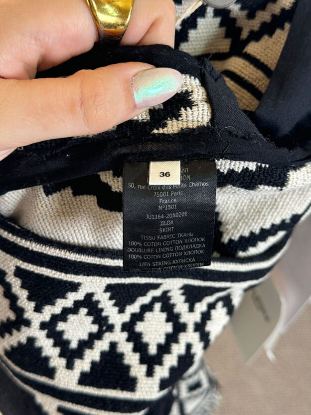 Isabel Etoile Marant Aztec Skirt Size 36 (UK 8) - Image 3