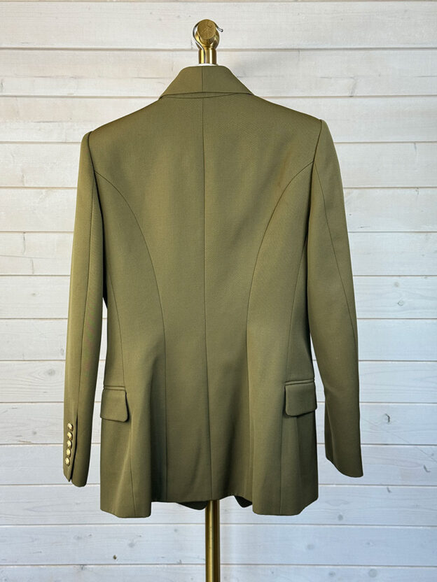 Balmain Khaki Green Blazer Size 40 (UK 12) - Image 2