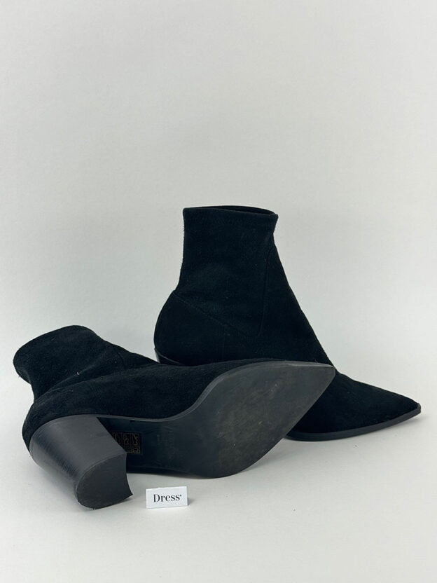 Pre-Owned LK Bennett Camelia Black Stretch Ankle Boot Size 36 (UK 3) - Image 5